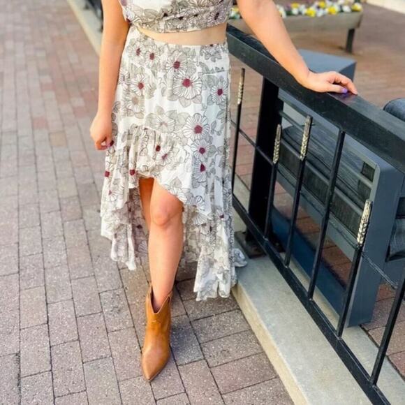 Free People Morning Sun Skirt Size Small - Picture 1 of 11